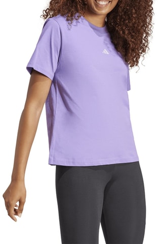 Camiseta regular fit Essentials - Violeta