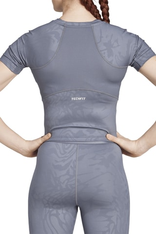 Camiseta ajustada de entrenamiento - Gris