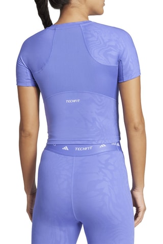 Camiseta ajustada de entrenamiento - Azul cobalto