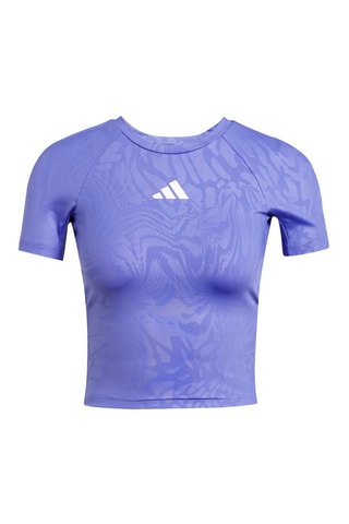 Camiseta ajustada de entrenamiento - Azul cobalto