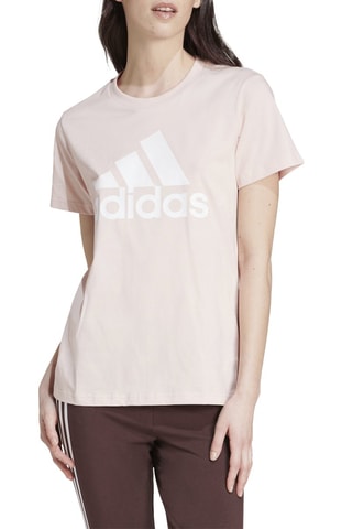 Camiseta regular fit Essentials - Rosa claro