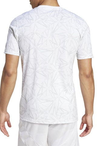 Camiseta slim fit de calentamiento Real Madrid - Blanco