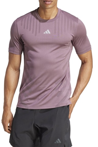 Camiseta slim fit de entrenamiento - Violeta