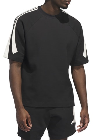 Camiseta loose de baloncesto - Negro