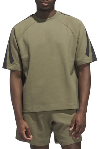 Camiseta loose de baloncesto - Caqui