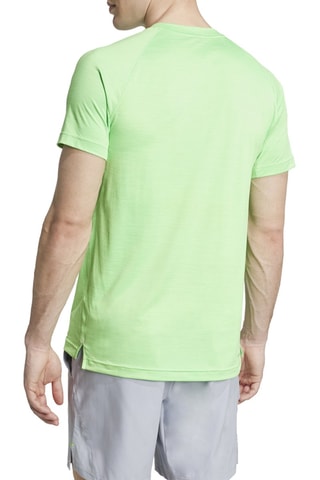 Camiseta slim fit de entrenamiento Gym+ - Verde claro
