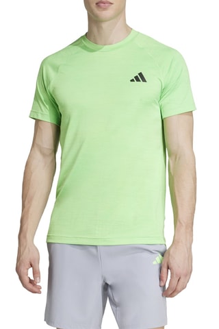 Camiseta slim fit de entrenamiento Gym+ - Verde claro