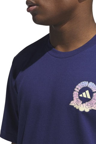 Camiseta regular fit Nostalgia City Graphic - Azul oscuro