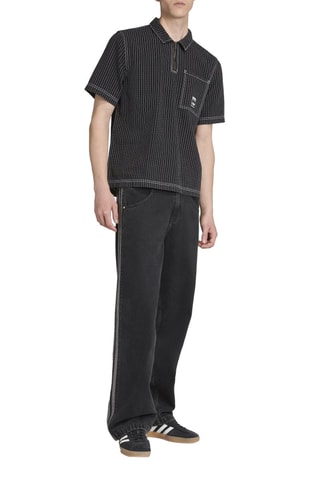 Camiseta loose Wabash - Negro