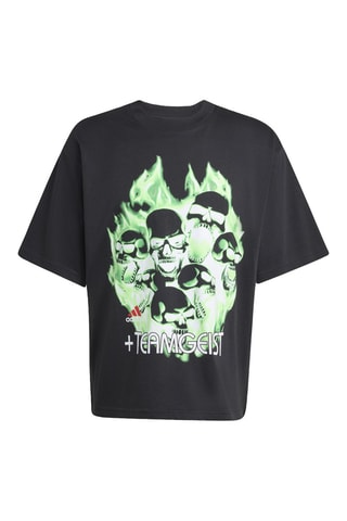 Camiseta loose Teamgeist - Negro