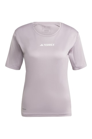 Camiseta - Violeta claro y blanco