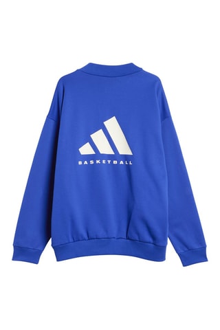 Sudadera Basketball - Índigo y blanco