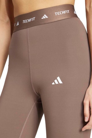 Mallas de entrenamiento de tiro alto Techfit - Marrón