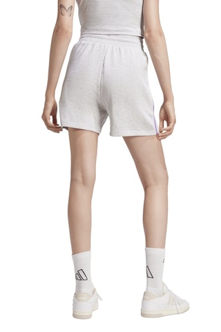 Short de tiro alto Essentials - Gris jaspeado