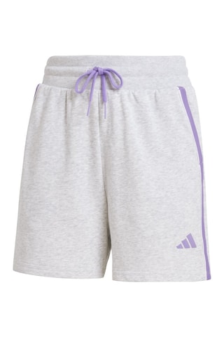 Short de tiro alto Essentials - Gris jaspeado
