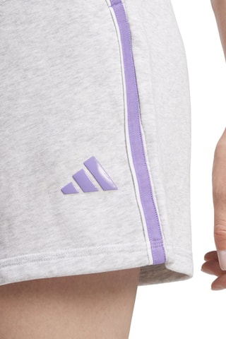 Short de tiro alto Essentials - Gris jaspeado