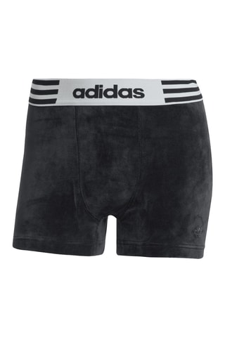 Short de terciopelo de tiro alto Booty Hivernal - Negro