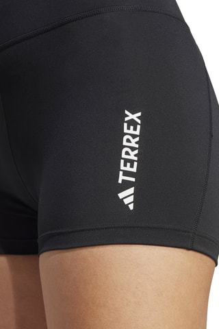 Short de senderismo de tiro alto Terrex - Negro