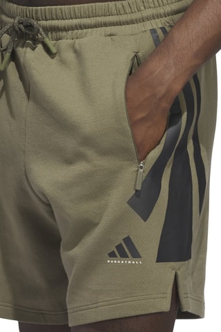 Short de baloncesto loose Spacer - Verde oliva