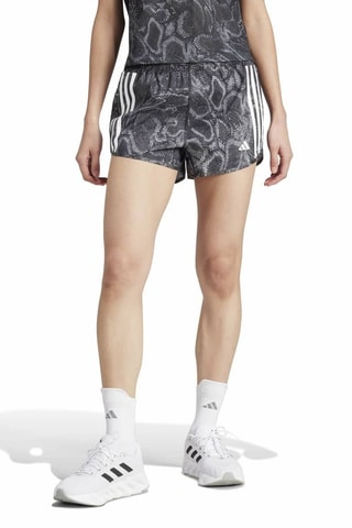 Short de running de tiro alto Own the Run - Negro