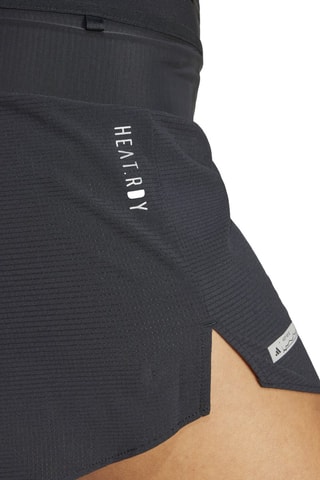 Short de running de tiro alto Ulitmate - Negro
