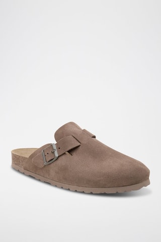 Sabots en cuir - Marron