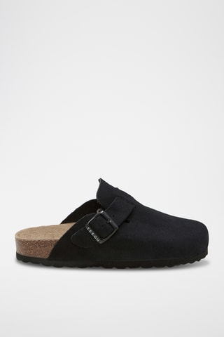 Sabots en cuir - Noir