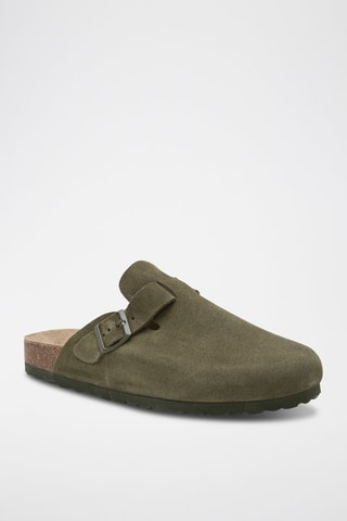Sabots en cuir - Vert
