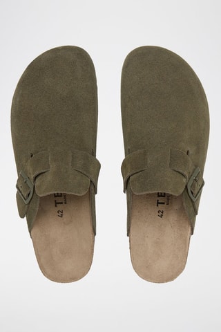 Sabots en cuir - Vert