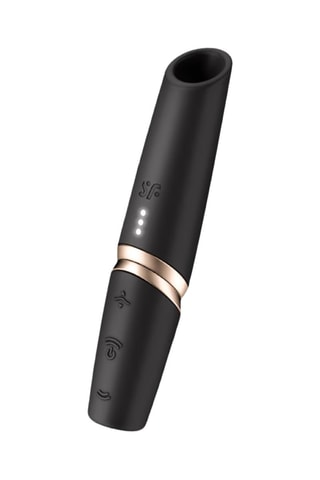 Stimulateur clitoridien de voyage Perfect Kiss Satisfyer - Noir