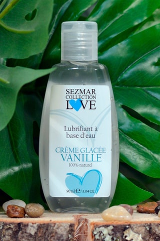 Lubrifiant à base d'eau - Crème glacée vanille - 90 ml