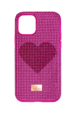 Coque iPhone 11 Pro Crystalgram Heart - Rose