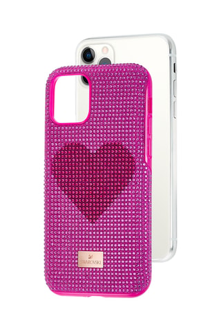 Coque iPhone 11 Pro Crystalgram Heart - Rose