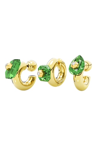 3 boucles d'oreilles dorées à l'or jaune