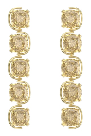 Boucles d'oreilles dorées à l'or jaune Harmonia