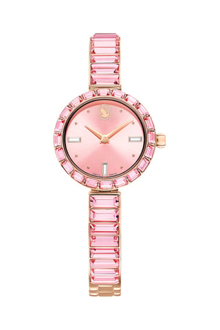 Montre en doré à l'or rose Matrix Bangle