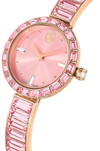 Montre en doré à l'or rose Matrix Bangle