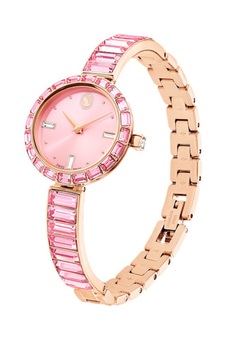 Montre en doré à l'or rose Matrix Bangle
