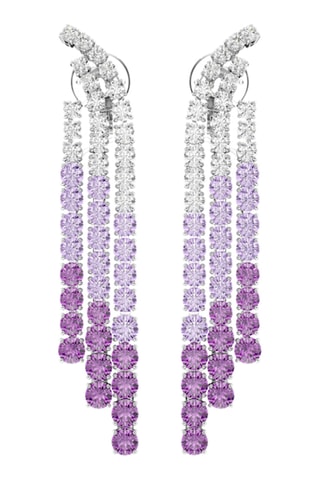 Boucles d'oreilles Matrix - Violet