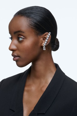 Earcuff ornée de cristaux Swarovski Millenia - Banc - Vendue à l'unité