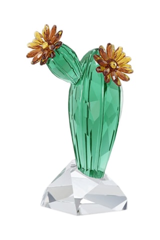 Bibelot en cristaux Swarovski Crystal Flowers - 13,3 cm - Vert