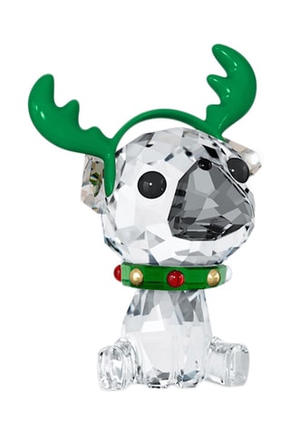 Bibelot en cristaux Swarovski Carlin - 4,8 cm - Transparent et vert