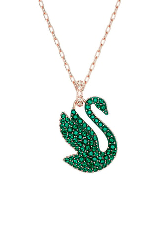Pendentif Swan - Plaqué or rose
