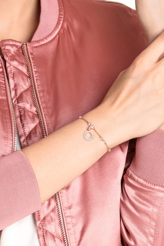 Charm pendant Swa Remix O - Doré rose