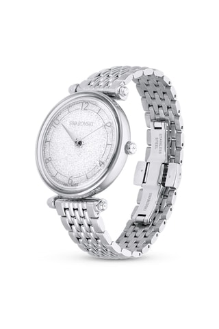 Montre à quartz en acier Crystalline Wonder - Argenté
