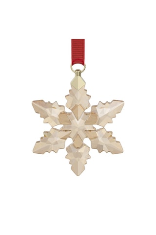 Décoration à suspendre en plaqué or jaune Annual Edition - 5,3 x 0,8 x 3,9 cm - Doré