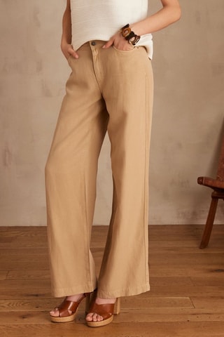 Pantalón - Beige