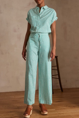 Pantalón ancho - Verde