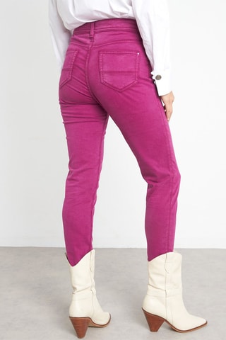 Pantalón slim fit - Fucsia
