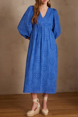 Vestido midi - Azul